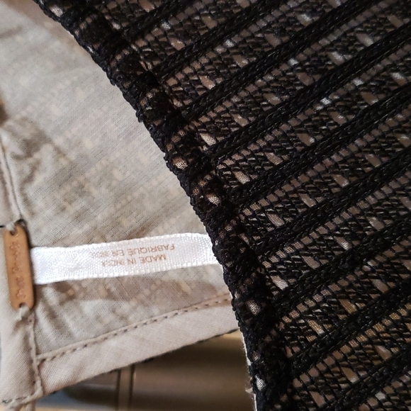 Free People Rocco Black Illusion Lace Open Back Mini Dress Size 4 - Picture 4 of 7